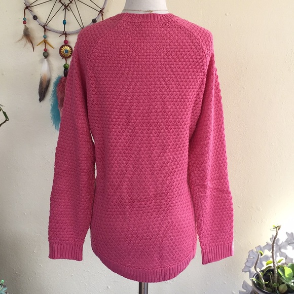 Pink Crew Neck Sweater - Picture 5 of 8